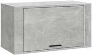 Shumee Nástěnný Botník 70 × 35 × 38 cm, betonově šedý - Botník