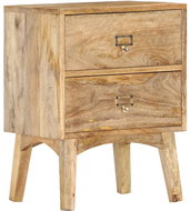 Shumee noční stolek 40 × 35 × 55 cm, masivní mangovníkové dřevo - Night Stand