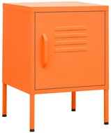 Shumee noční stolek oranžový 35 × 35 × 51 cm, ocel - Night Stand