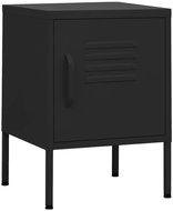 Shumee noční stolek černý 35 × 35 × 51 cm, ocel, 336214 - Night Stand