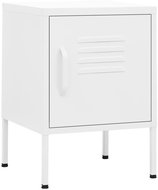 Shumee noční stolek bílý 35 × 35 × 51 cm, ocel - Night Stand