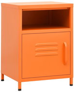 Shumee noční stolek oranžový 35 × 35 × 51 cm ocel, 336219 - Night Stand