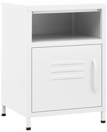 Shumee noční stolek bílý 35 × 35 × 51 cm ocel, 336224 - Night Stand