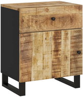 Shumee noční stolek 50 × 33 × 60 cm, masivní mangovník a kompozitní dřevo, 350656 - Night Stand