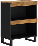 Shumee odkládací skříňka 60 × 33 × 75 cm, masivní mangovníkové dřevo - Night Stand