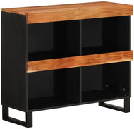 Shumee odkládací skříňka 85 × 33 × 75 cm, masivní akáciové dřevo - Night Stand