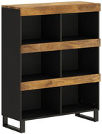 Shumee odkládací skříňka 85 × 33 × 107 cm, masivní mangovníkové dřevo - Night Stand