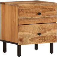 Shumee noční stolek 40 × 33 × 46 cm, masivní akáciové dřevo, 356853 - Night Stand