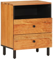 Shumee noční stolek 50 × 33 × 60 cm, masivní akáciové dřevo, 356865 - Night Stand