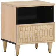 Shumee noční stolky 2 ks, 40 × 33 × 46 cm, masivní mangovníkové dřevo, 358255 - Night Stand