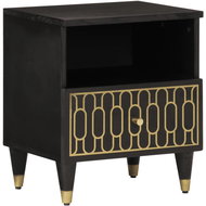 Shumee noční stolek 40 × 33 × 46 cm, masivní mangovníkové dřevo, 358326 - Night Stand