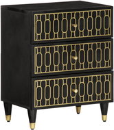 Shumee noční stolek 50 × 33 × 60 cm, masivní mangovníkové dřevo, 358329 - Night Stand