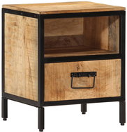 Shumee noční stolek 40 × 35 × 50 cm, masivní mangovníkové dřevo, 358912 - Night Stand