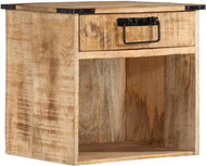 Shumee noční stolek 40 × 30 × 37 cm, masivní mangovníkové dřevo - Night Stand