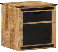 Shumee noční stolek 45 × 40 × 45 cm, masivní mangovníkové dřevo - Night Stand