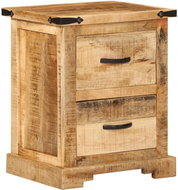 Shumee noční stolek 40 × 35 × 50 cm, masivní mangovníkové dřevo, 372718 - Night Stand