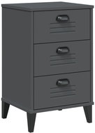 Shumee noční stolek VIKEN antracitově šedý kompozitní dřevo, 374913 - Night Stand