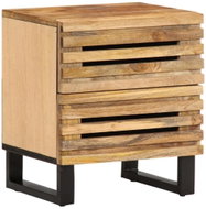 Shumee noční stolek 40 × 34 × 46 cm, masivní hrubé mangovníkové dřevo, 377426 - Night Stand
