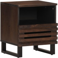 Shumee noční stolek 40 × 34 × 46 cm, masivní mangovníkové dřevo, 377470 - Night Stand