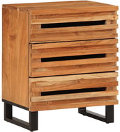 Shumee noční stolek 50 × 34 × 62 cm, masivní akáciové dřevo, 377482 - Night Stand