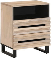 Shumee noční stolek 50 × 34 × 62 cm, masivní hrubé mangovníkové dřevo - Night Stand