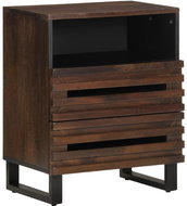 Shumee noční stolek 50 × 34 × 62 cm, masivní mangovníkové dřevo, 377489 - Night Stand