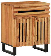 Shumee noční stolek hnědý 50 × 34 × 60 cm, masivní mangovníkové dřevo, 377493 - Night Stand