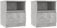Shumee noční stolky 2 ks, betonově šedé 40 × 40 × 50 cm kompozitní dřevo, 806166 - Night Stand