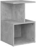 Shumee noční stolek betonově šedý 35 × 35 × 55 cm kompozitní dřevo - Night Stand