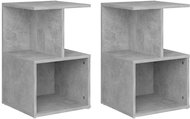 Shumee noční stolky 2 ks, betonově šedé 35 × 35 × 55 cm kompozitní dřevo - Night Stand