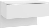 Shumee nástěnný noční stolek bílý, 810935 - Night Stand