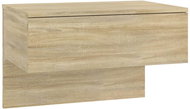 Shumee nástěnný noční stolek dub sonoma, 810941 - Night Stand