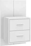 Shumee nástěnný noční stolek bílý - Night Stand
