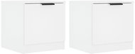 Shumee noční stolky 2 ks, bílé 40 × 39 × 40 cm - Night Stand