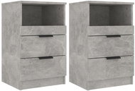 Shumee noční stolky 2 ks, betonově šedé kompozitní dřevo, 811241 - Night Stand