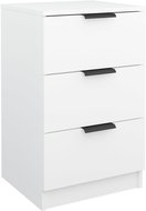 Shumee noční stolek bílý 40 × 36 × 65 cm - Night Stand