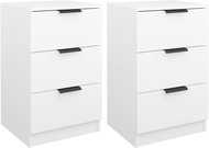 Shumee noční stolky 2 ks, bílé 40 × 36 × 65 cm - Night Stand