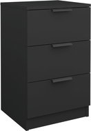 Shumee noční stolek černý 40 × 36 × 65 cm - Night Stand