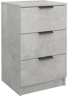 Shumee noční stolek betonově šedý 40 × 36 × 65 cm - Night Stand