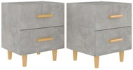 Shumee noční stolky 2 ks, betonově šedé 40 × 35 × 47,5 cm, 811979 - Night Stand