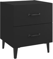 Shumee noční stolek černý 40 × 35 × 47,5 cm - Night Stand