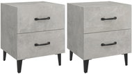 Shumee noční stolky 2 ks, betonově šedé 40 × 35 × 47,5 cm - Night Stand