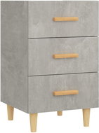 Shumee noční stolek betonově šedý 40 × 40 × 66 cm, kompozitní dřevo, 812082 - Night Stand