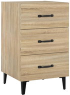 Shumee noční stolek dub sonoma 40 × 40 × 66 cm, kompozitní dřevo, 812090 - Night Stand