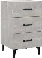 Shumee noční stolek betonově šedý 40 × 40 × 66 cm, kompozitní dřevo, 812091 - Night Stand