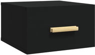 Shumee nástěnný noční stolek černý 35 × 35 × 20 cm, 812836 - Night Stand