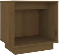 Shumee noční stolek medově hnědý 40 × 30 × 40 cm, masivní borové dřevo - Night Stand