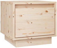 Shumee noční stolek 35 × 34 × 32 cm, masivní borové dřevo - Night Stand