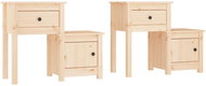 Shumee noční stolky 2 ks, 79,5 × 38 × 65,5 cm, masivní borové dřevo - Night Stand