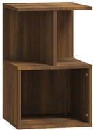Shumee noční stolek hnědý dub 35 × 35 × 55 cm kompozitní dřevo - Night Stand